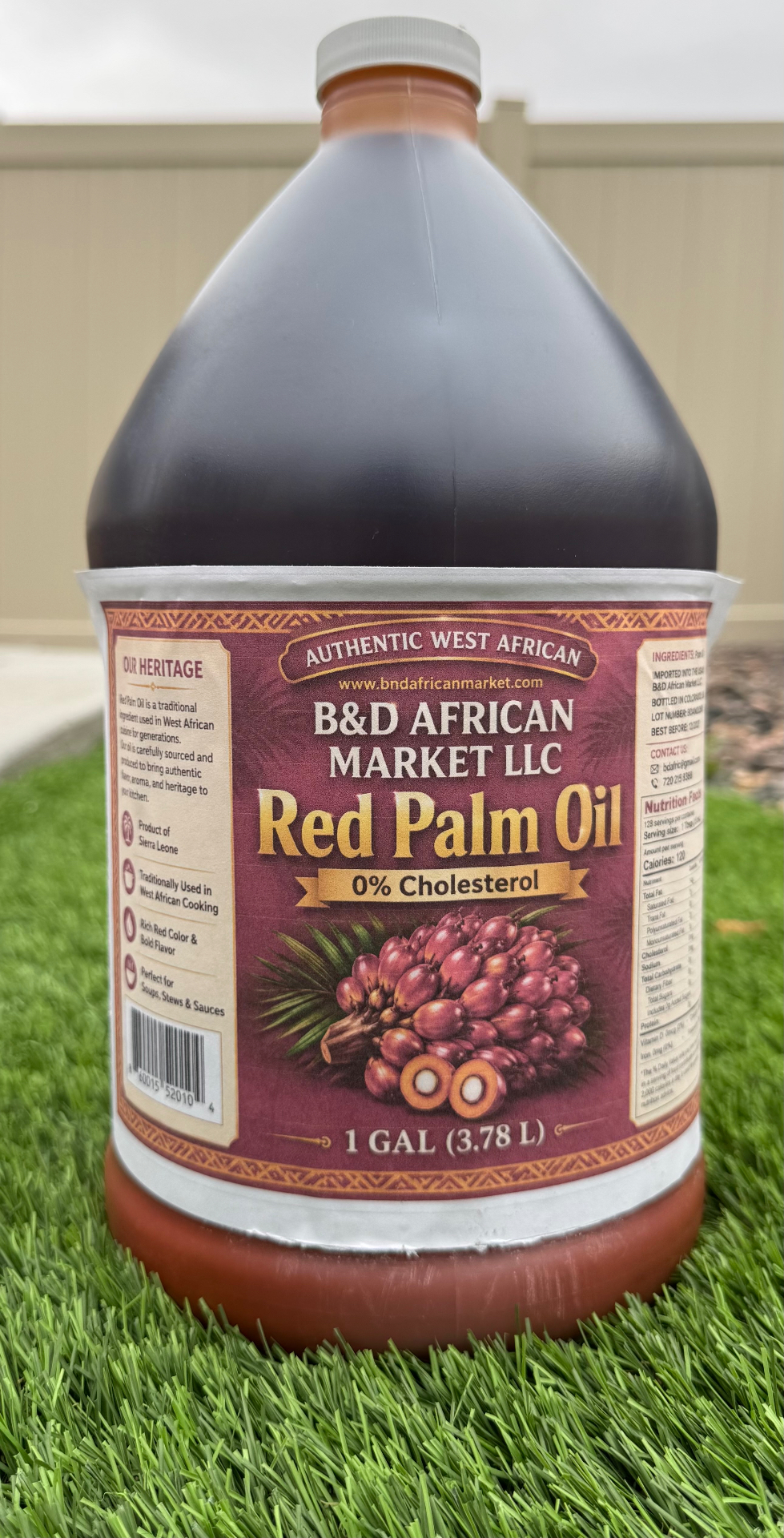 Palm Oil — 1 Gallon